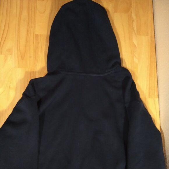 Vintage Nike Swoosh Logo Embroidered Hoodie Sweatshirt - Picture 9 of 10